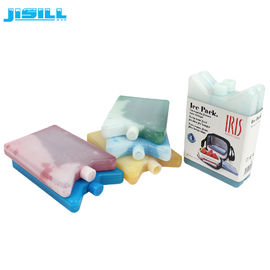 De plastic het ijsbaksteen van Ijspakken en de ijszak met ijsgel binnen HDPE materiaal colorized ijspak voor kunnen en de doos van de jonge geitjeslunch
