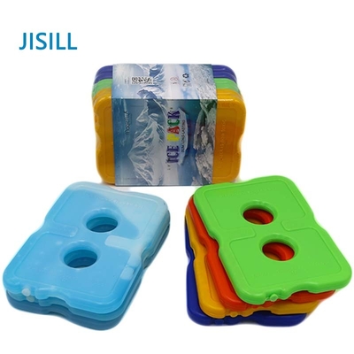 Herbruikbare ijspakken met twee gaten voor koelers, niet-toxisch koeltasijspak voor lunchbox