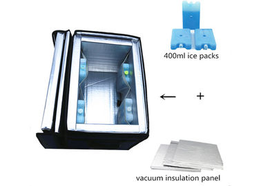 kopen Van de het Vervoer Medisch Koel Doos van de hoog rendementopslag de Stoffen Buitenmateriaal van Oxford online manufacture