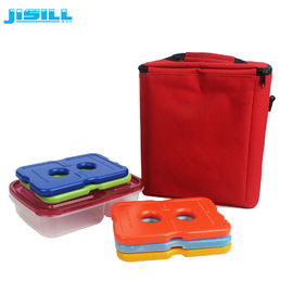 200 g mini lunch ijspakjes / koeler koeler slim gel ijspak met geprinte logo voor voedsel bevroren
