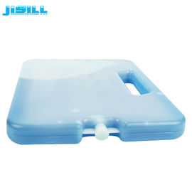 Herbruikbare HDPE Duurzame Plastic Grote koeler ijspakjes met handvat / koeler vriezerpakketten voor voedsel bevroren