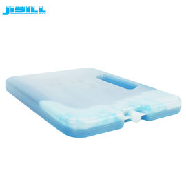 Herbruikbare HDPE Duurzame Plastic Grote koeler ijspakjes met handvat / koeler vriezerpakketten voor voedsel bevroren