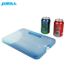 Herbruikbare HDPE Duurzame Plastic Grote koeler ijspakjes met handvat / koeler vriezerpakketten voor voedsel bevroren