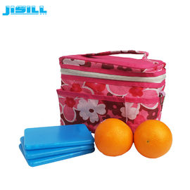 100 ml aangepaste mini-ijspakketten voedselkwaliteit gel koelelementen bord voor lunchdoos voor voedsel bevroren
