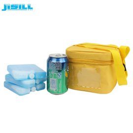 Voedingsmiddelen HDPE + SAP Mini Ice Packs IJsblok / IJsgel Liquid 10*10*2cm Voor voedsel bevroren