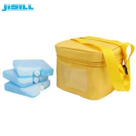 Voedingsmiddelen HDPE + SAP Mini Ice Packs IJsblok / IJsgel Liquid 10*10*2cm Voor voedsel bevroren