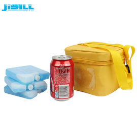 Voedingsmiddelen HDPE + SAP Mini Ice Packs IJsblok / IJsgel Liquid 10*10*2cm Voor voedsel bevroren