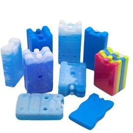 HDPE het Plastic Pak van het het Gelijs van Ijs Koelere Bakstenen Blauwe voor Verse Opslag